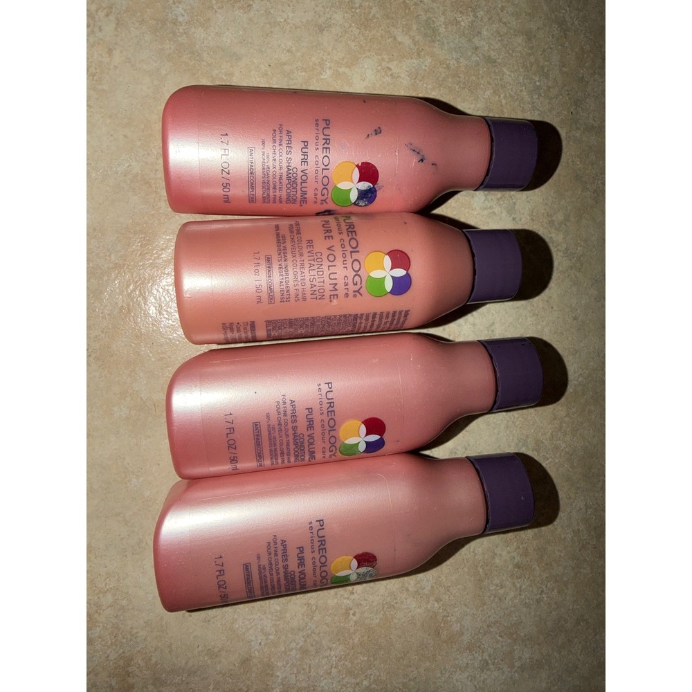 Pureology Pure Volume Conditioner 4 Travel Size Volumizing Color Safe‎